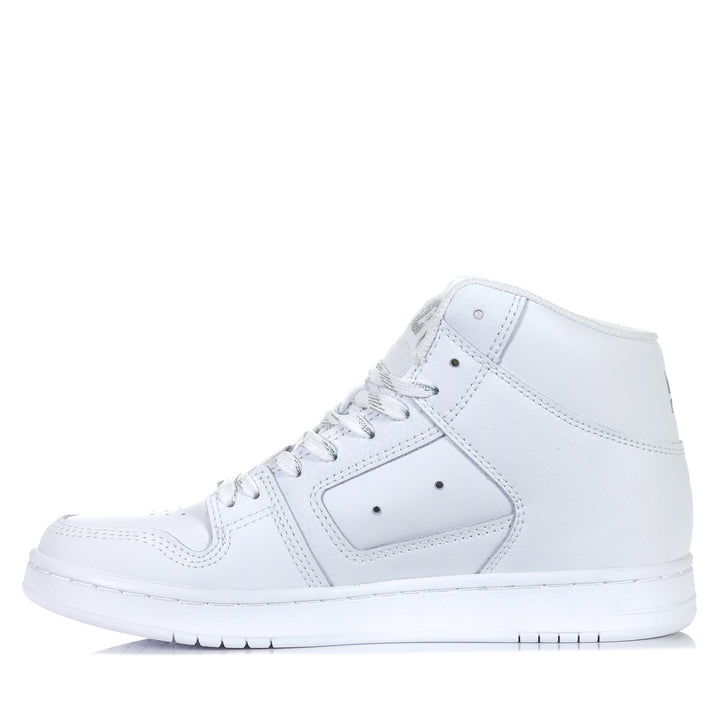 DC Shoes Manteca 4 Hi White/Silver Womens Sneakers