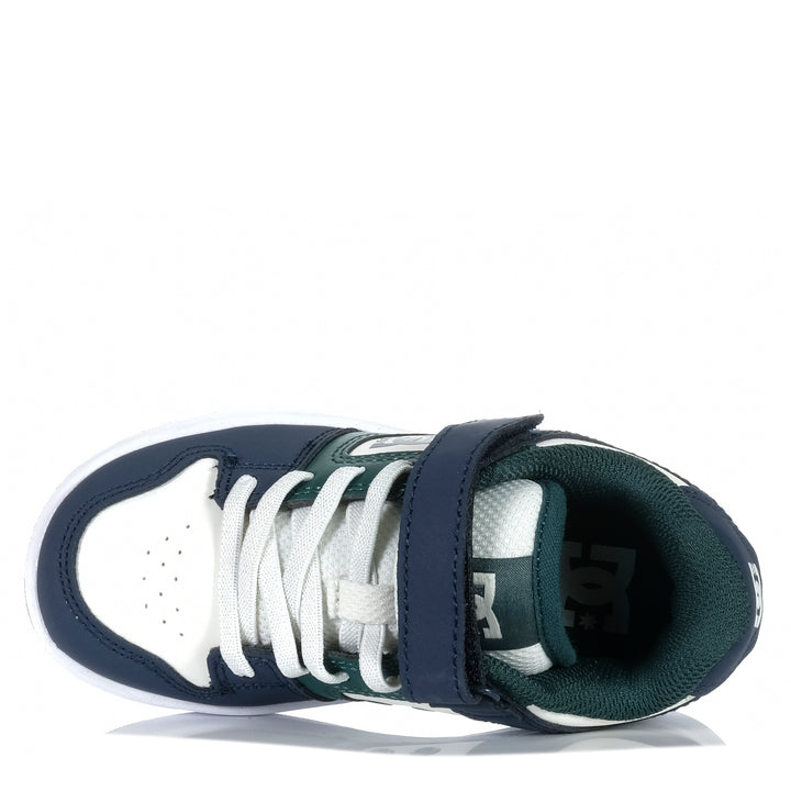 DC Shoes Manteca 4 V Navy/White Youth Shoes