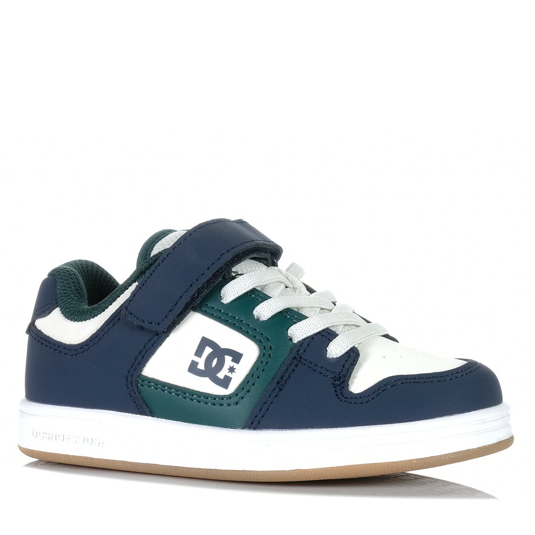 DC Shoes Manteca 4 V Navy/White Youth Shoes