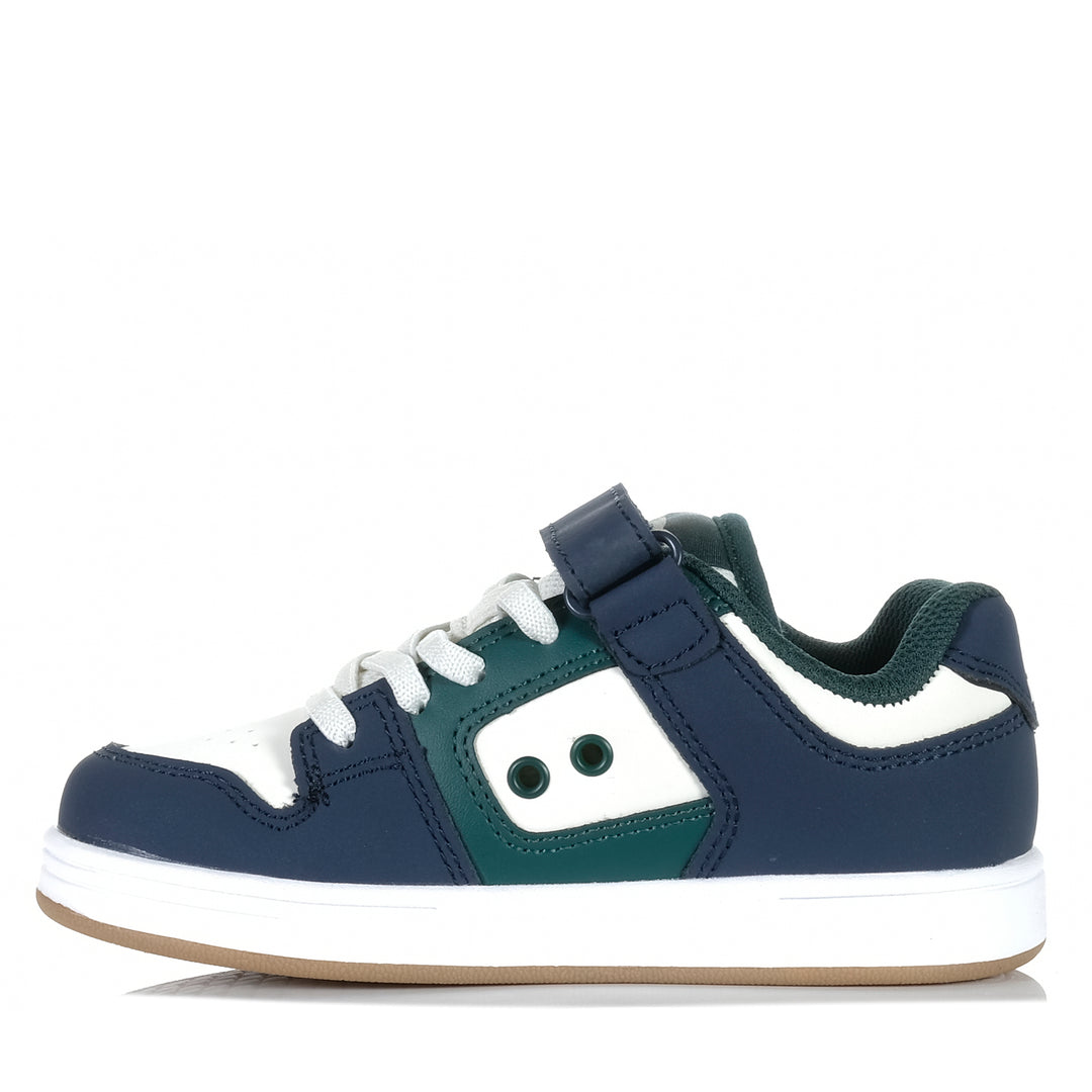 DC Shoes Manteca 4 V Navy/White Youth Shoes