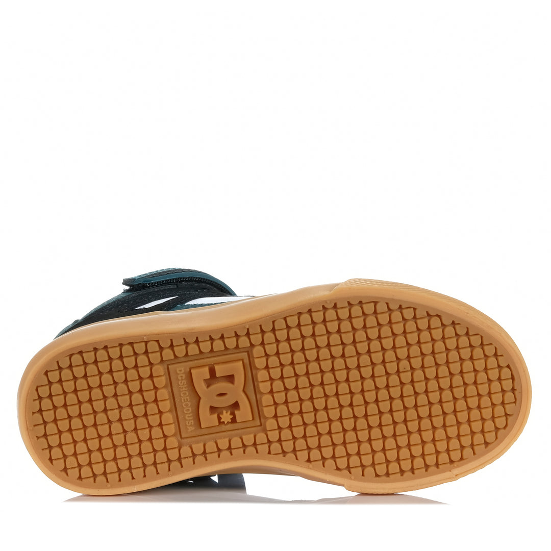 DC Shoes Pure High-Top EV Black/Green Youth Boots