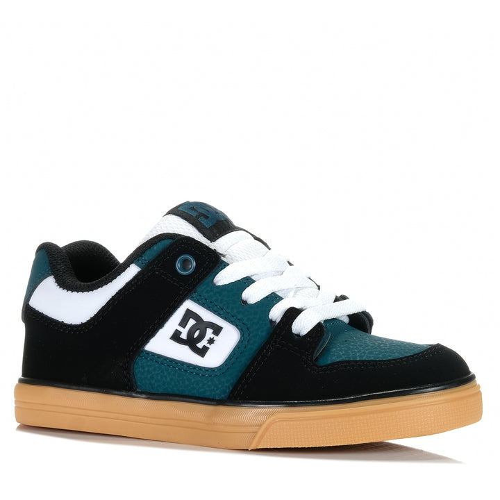 DC Shoes Pure Youth Black/White Youth Shoes