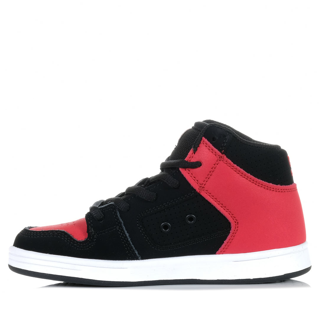 DC Shoes Manteca 4 Hi Youth Black/Red Youth Boots