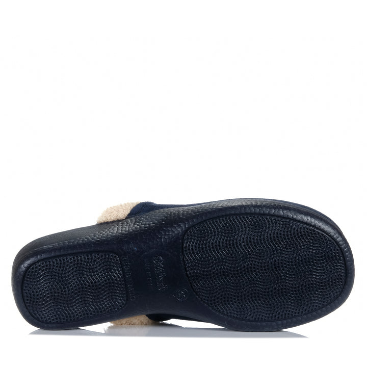 DeValverde Bamana 1123 Marino Blue Womens Slippers