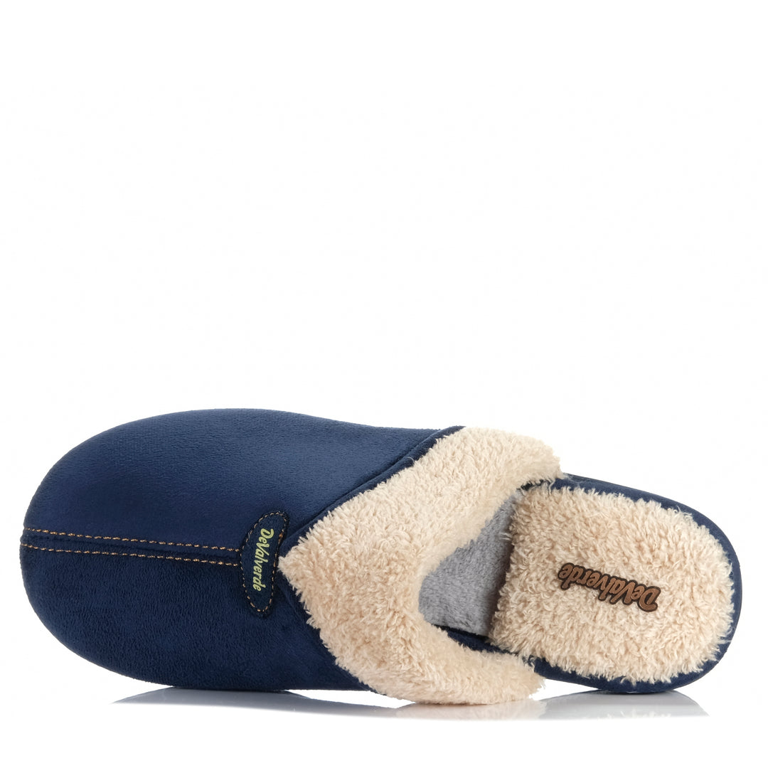 DeValverde Bamana 1123 Marino Blue Womens Slippers