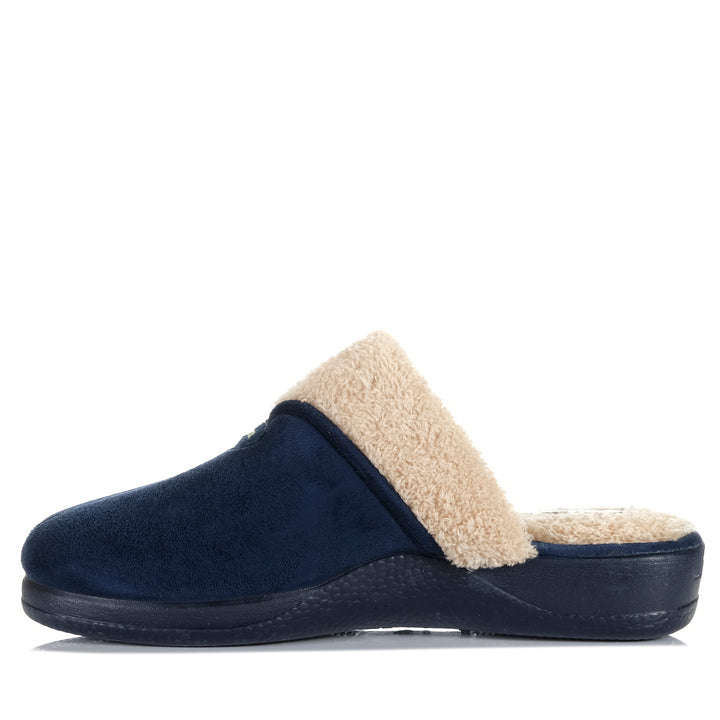 DeValverde Bamana 1123 Marino Blue Womens Slippers