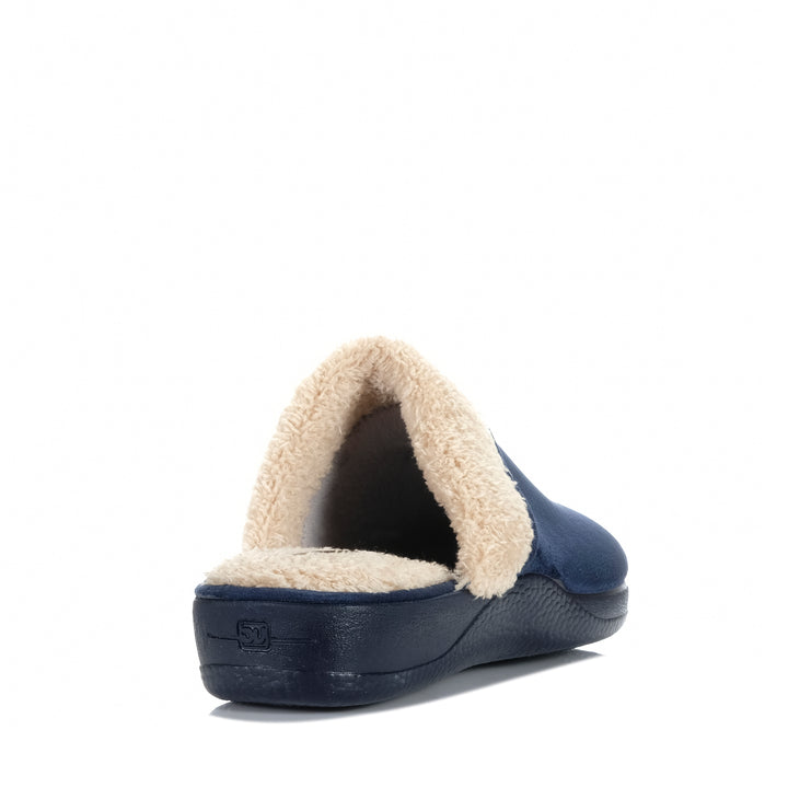 DeValverde Bamana 1123 Marino Blue Womens Slippers