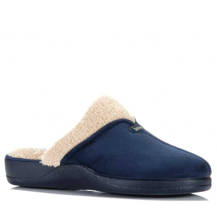 DeValverde Bamana 1123 Marino Blue Womens Slippers