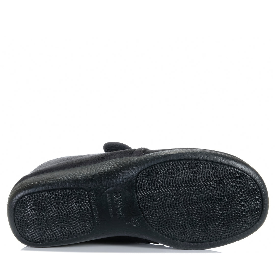 DeValverde Botin B 1144 Black Womens Slippers