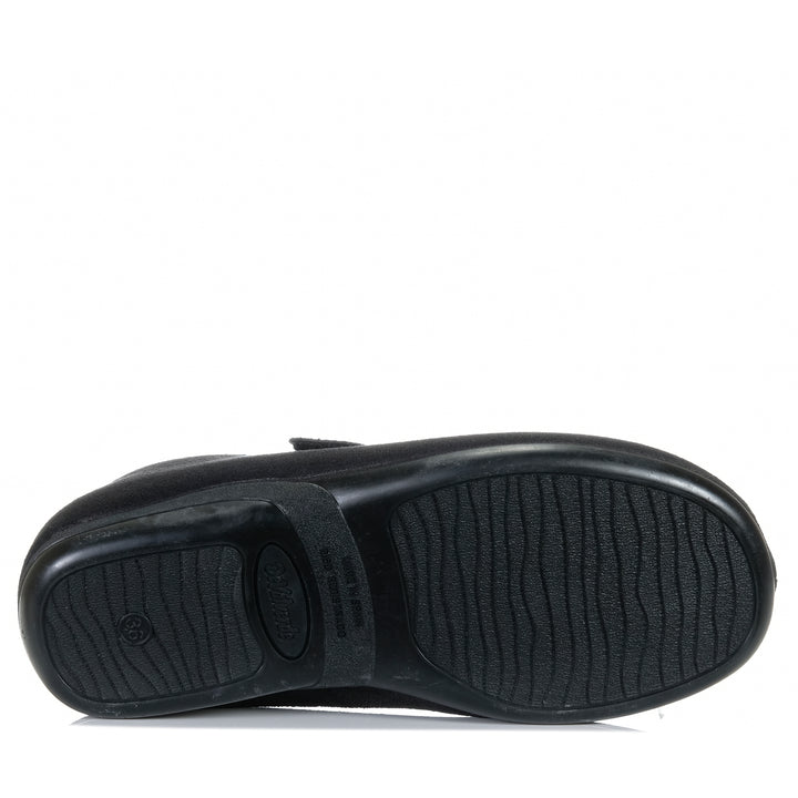 DeValverde Botin Free 9712 Black Womens Slippers