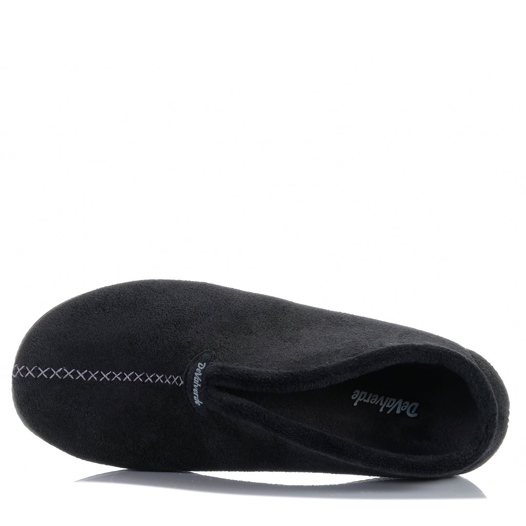 DeValverde Cuddles 9709 Black Womens Slippers