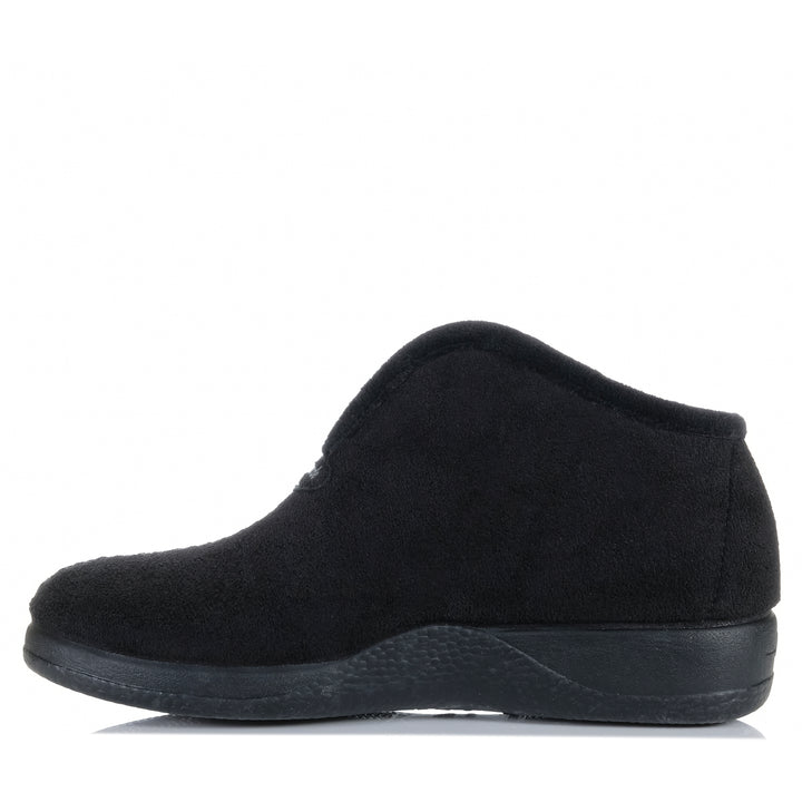 DeValverde Cuddles 9709 Black Womens Slippers