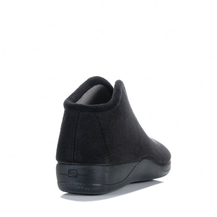 DeValverde Cuddles 9709 Black Womens Slippers