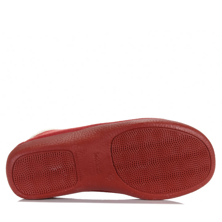 DeValverde Cuddles 9709 Red Womens Slippers