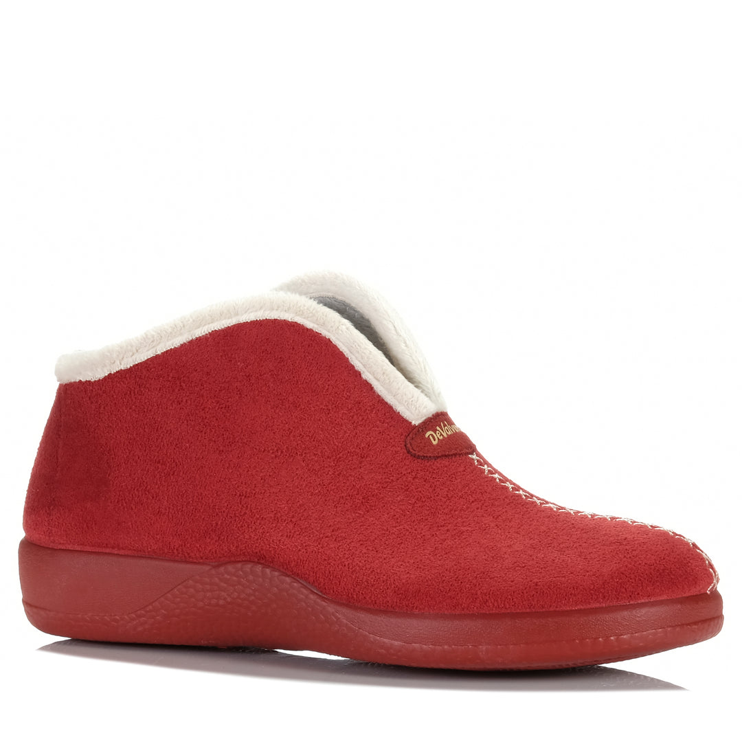 DeValverde Cuddles 9709 Red Womens Slippers