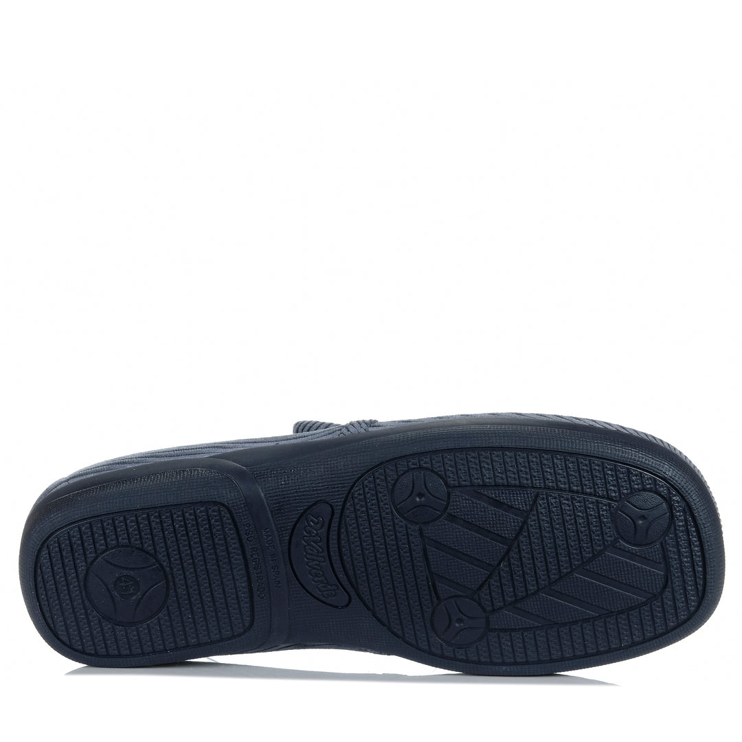 DeValverde Pinpel 3024 Marino Blue Mens Slippers