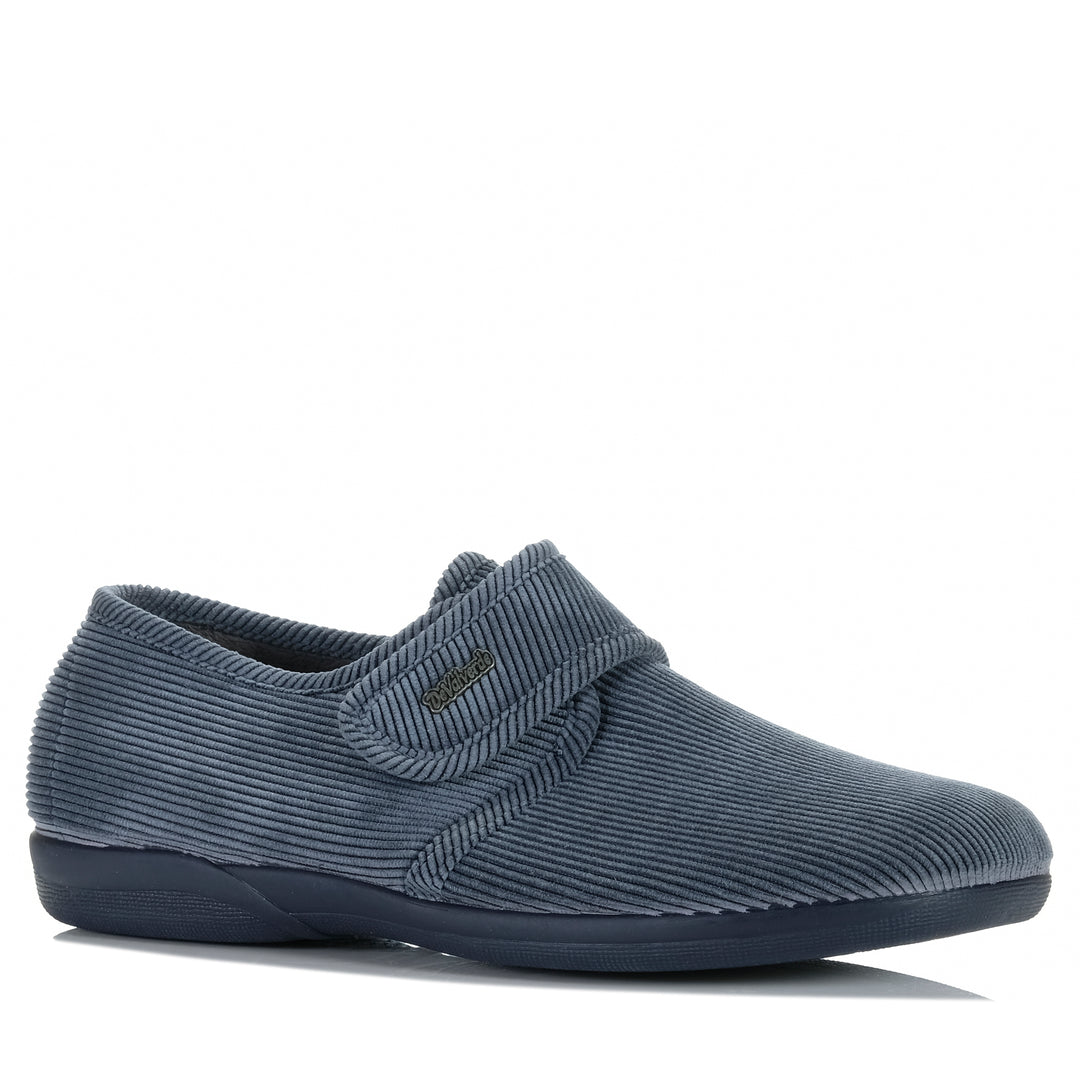 DeValverde Pinpel 3024 Marino Blue Mens Slippers