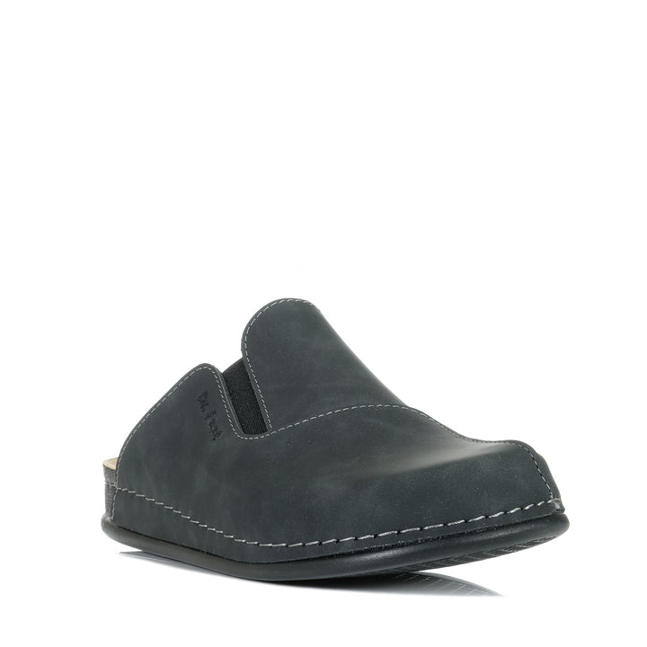 Dr Feet Harry Black Mens Shoes