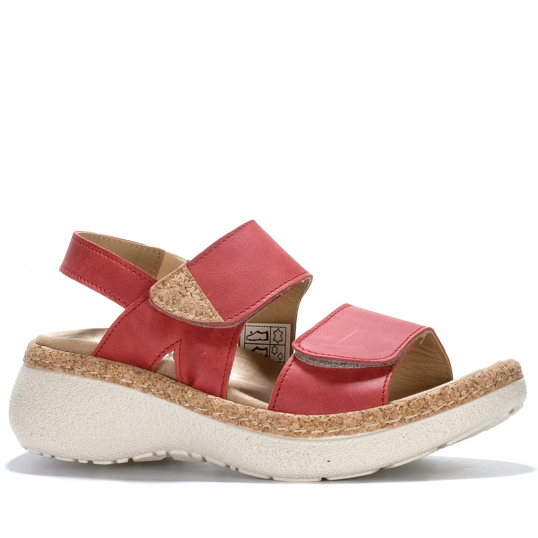 Dr Feet Hawkeye Rosso Womens Sandals