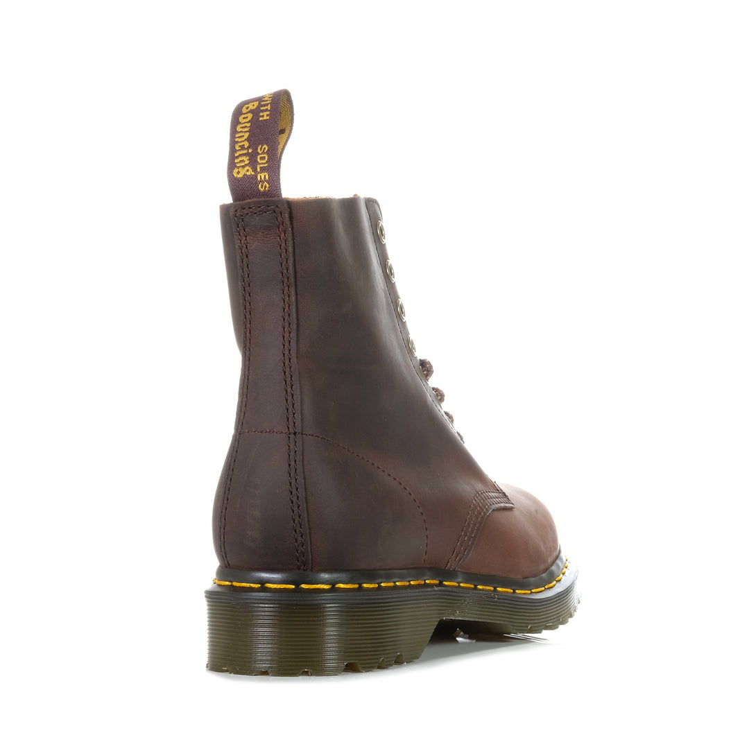 Dr Martens 1460 Pascal Chestnut Brown Waxed Mens Boots