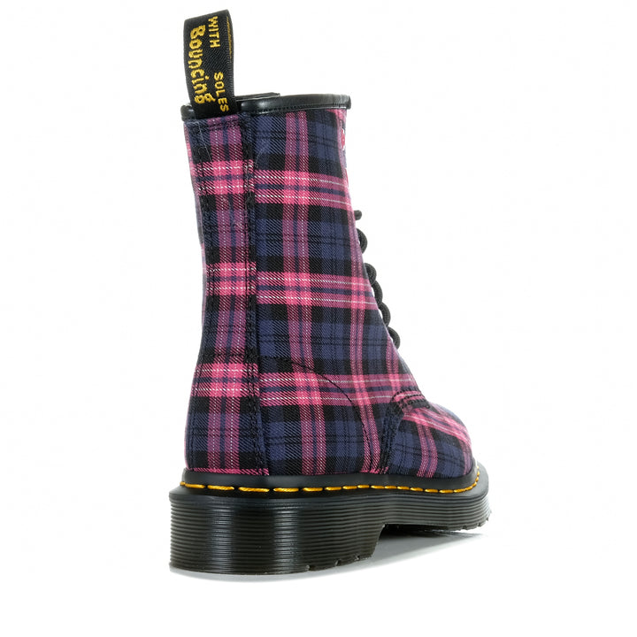 Dr Martens 1460 Pink Multi Tartan Womens Boots