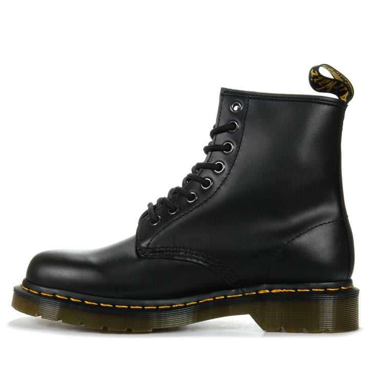Dr Martens 8 Eye 1460 Black Nappa Unisex Boots