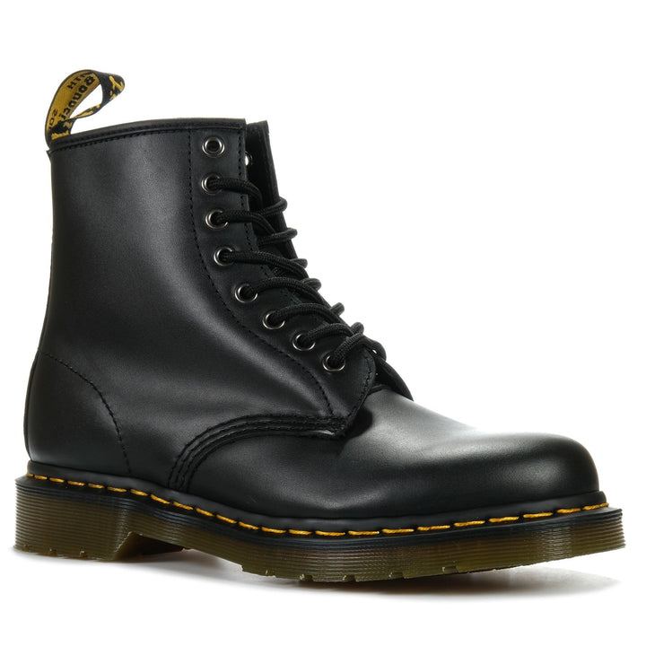 Dr Martens 8 Eye 1460 Black Nappa Unisex Boots