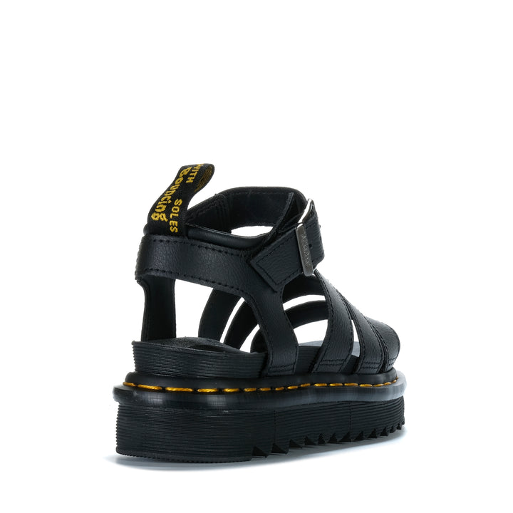 Dr Martens Blaire 3 Strap Black Anthena Womens Sandals