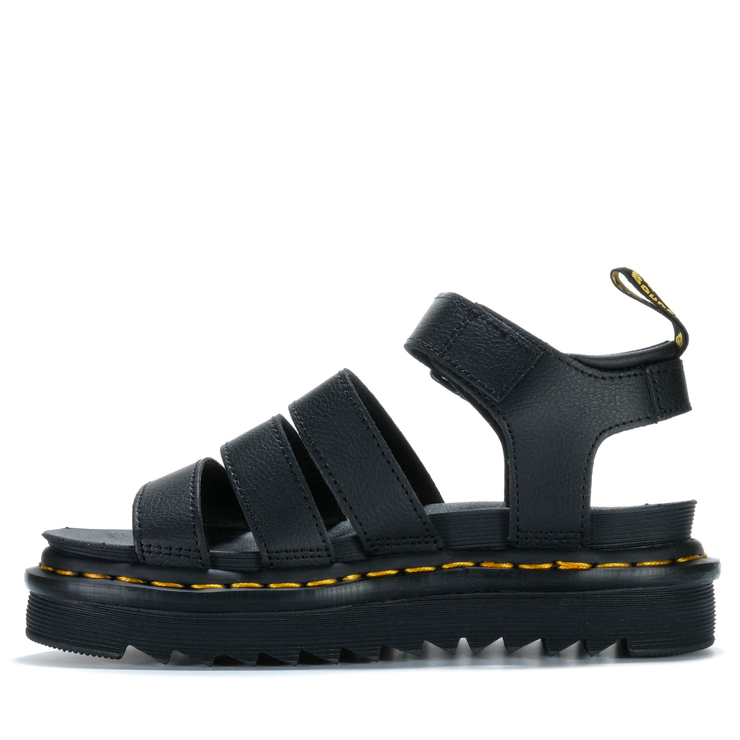 Dr Martens Blaire 3 Strap Black Anthena Womens Sandals