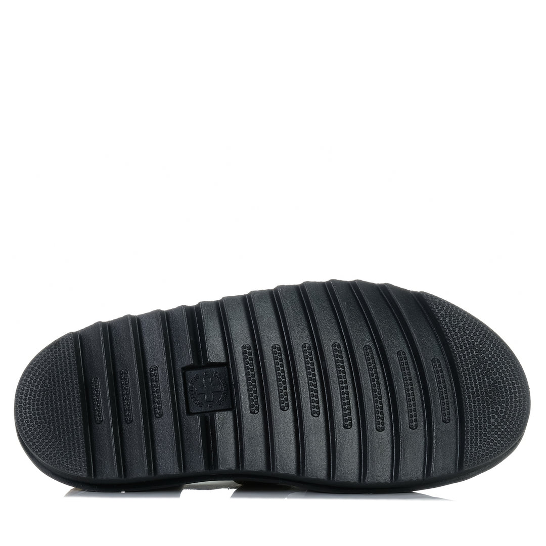 Dr Martens Blaire 3 Strap Muted Olive Tumbled Nubuck Womens Sandals