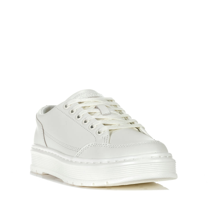 Dr Martens Brookline 6 Eye Nappa Off White Womens Shoes