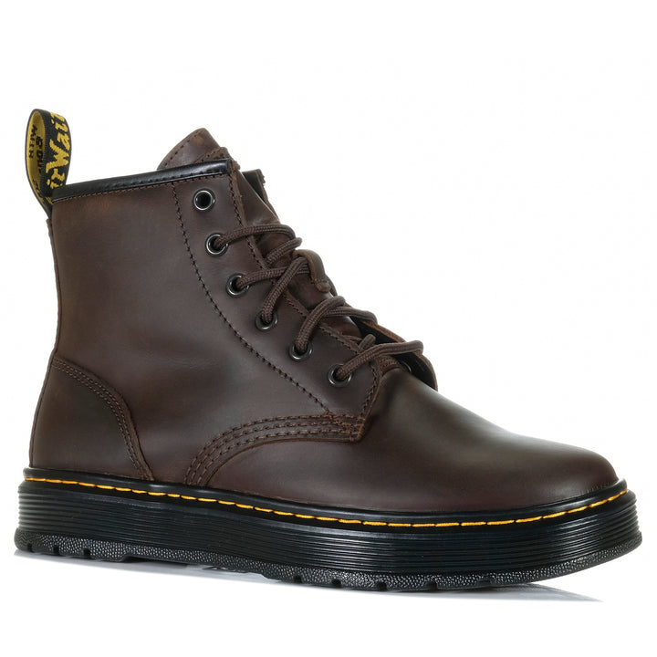 Dr Martens Brookline Chukka Dark Brown Crazy Horse Mens Boots