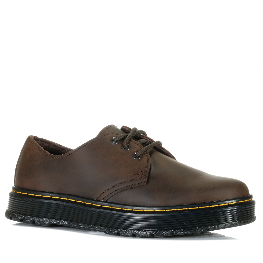 Dr Martens Brookline Lo Dark Brown Crazy Horse Mens Shoes