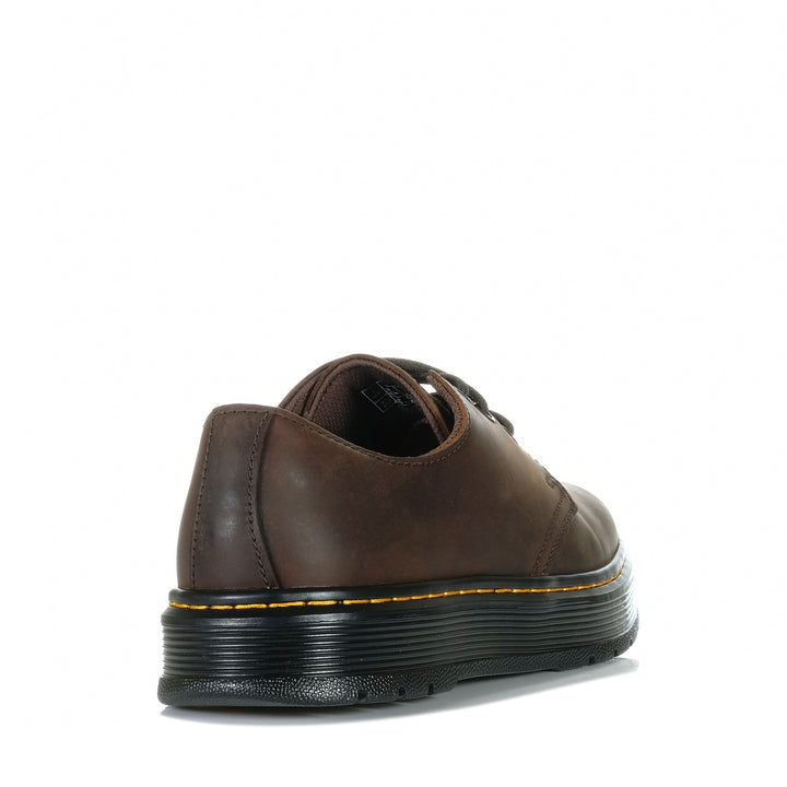 Dr Martens Brookline Lo Dark Brown Crazy Horse Mens Shoes