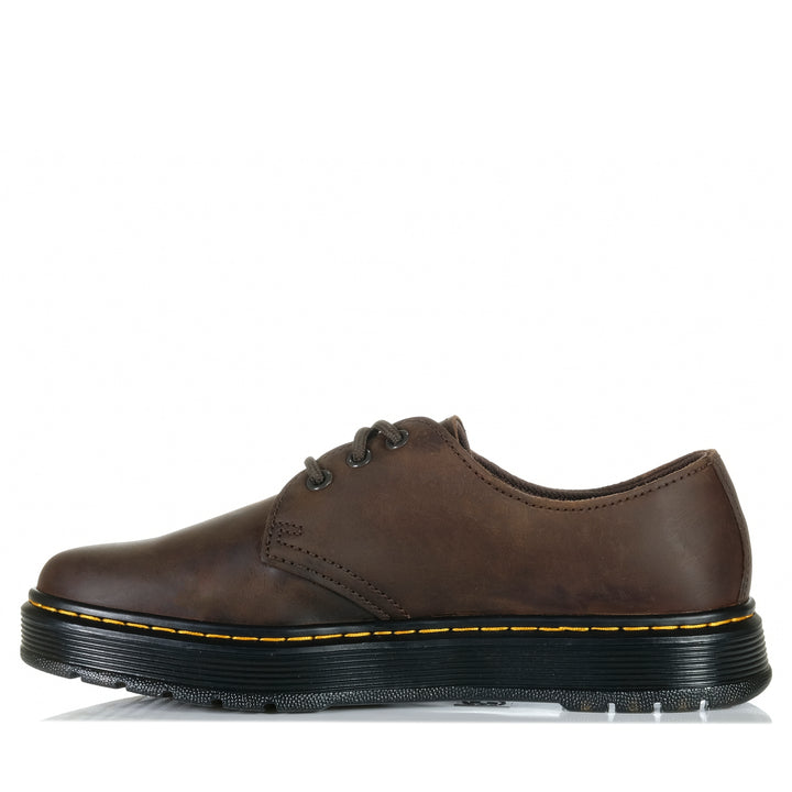 Dr Martens Brookline Lo Dark Brown Crazy Horse Mens Shoes