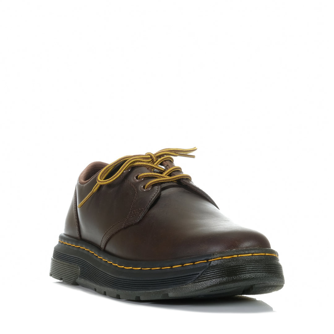 Dr Martens Crewson Lo Dark Brown Crazy Horse Mens Shoes