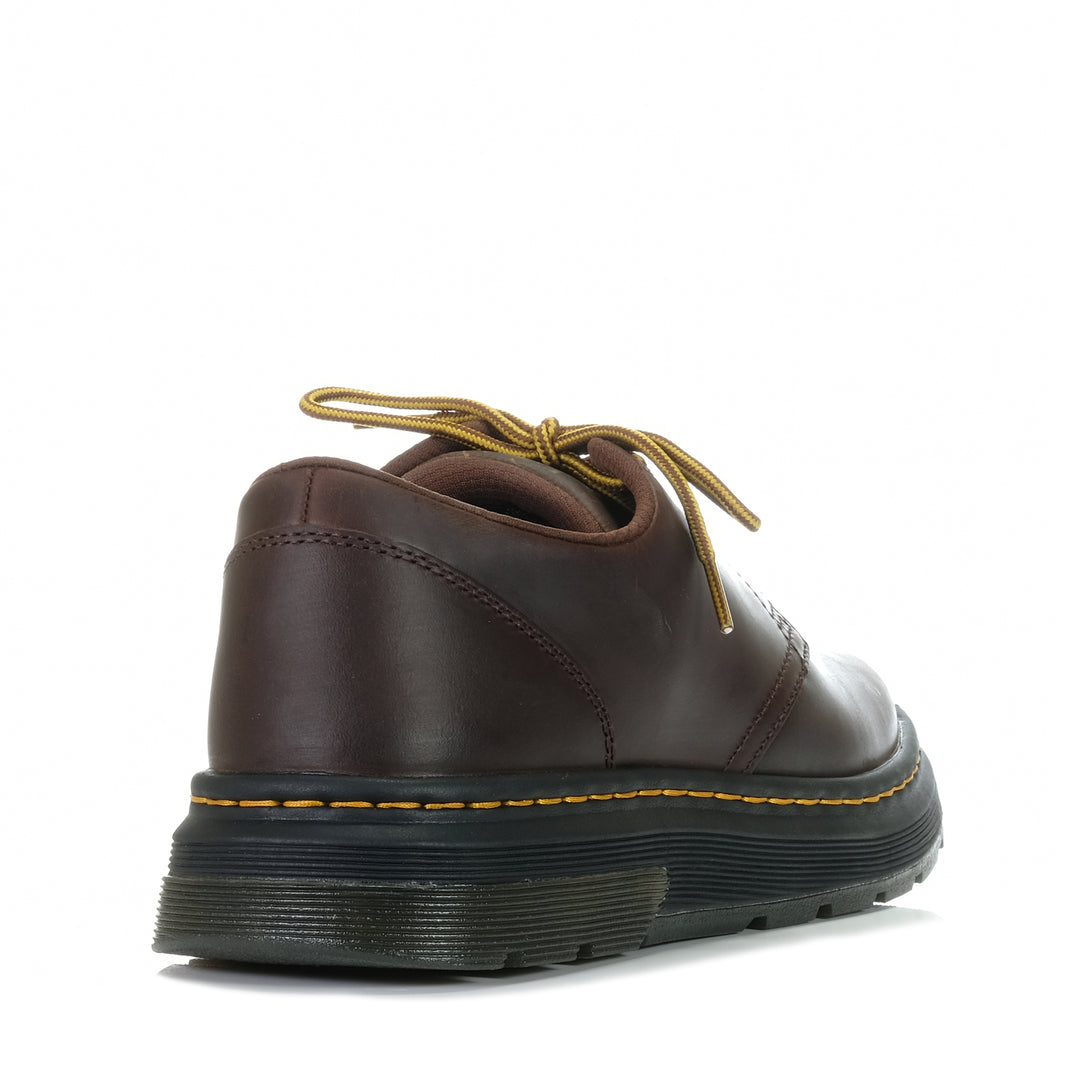 Dr Martens Crewson Lo Dark Brown Crazy Horse Mens Shoes