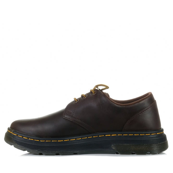 Dr Martens Crewson Lo Dark Brown Crazy Horse Mens Shoes