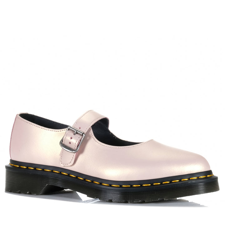 Dr Martens Elphie MJ Powder Pink/Gold Womens Shoes
