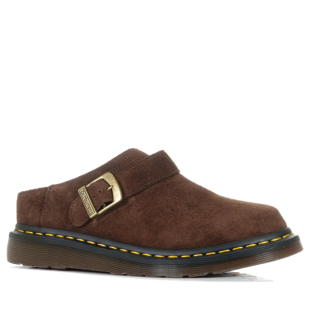 Dr Martens Isham Oasis Suede Dark Brown Unisex Shoes