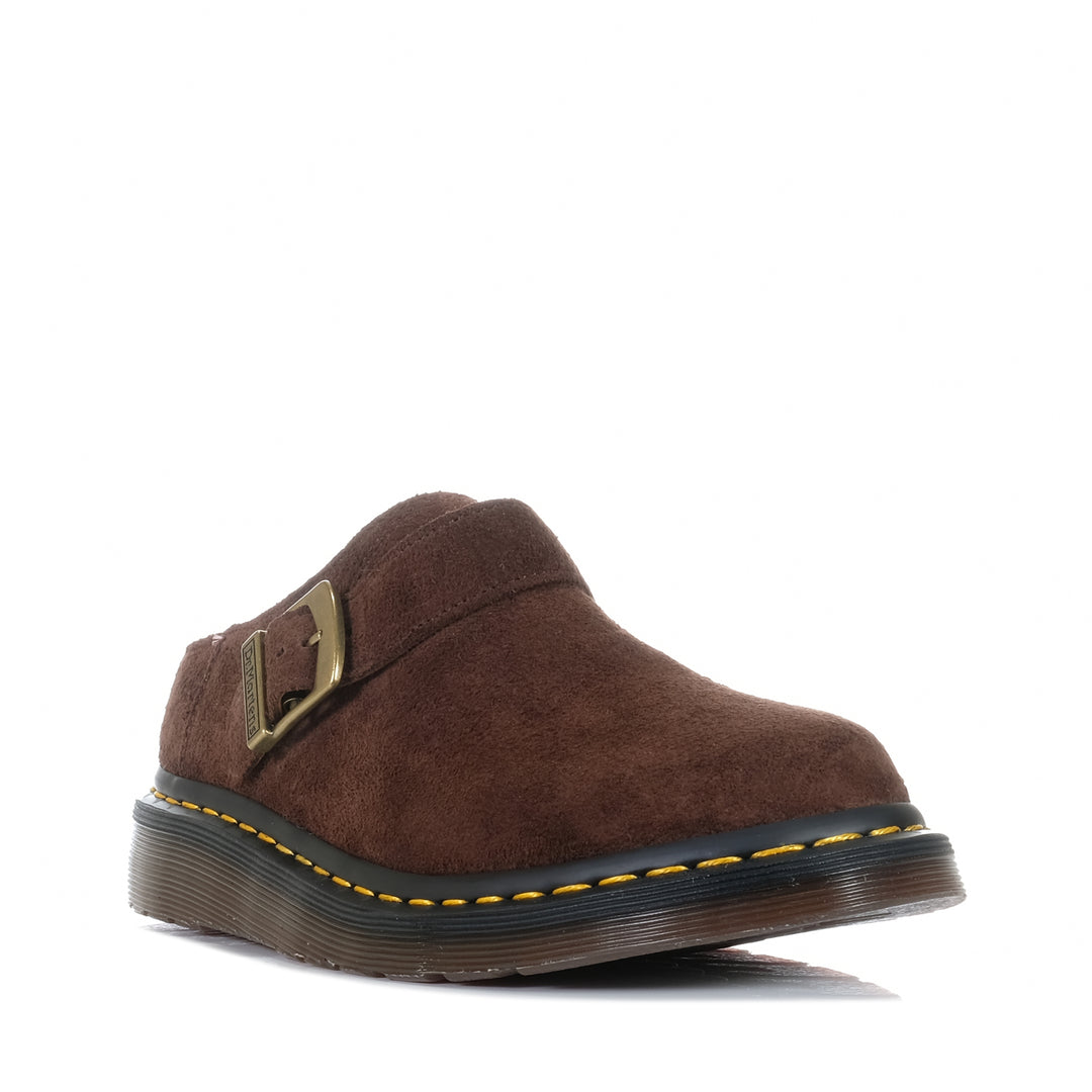 Dr Martens Isham Oasis Suede Dark Brown Unisex Shoes