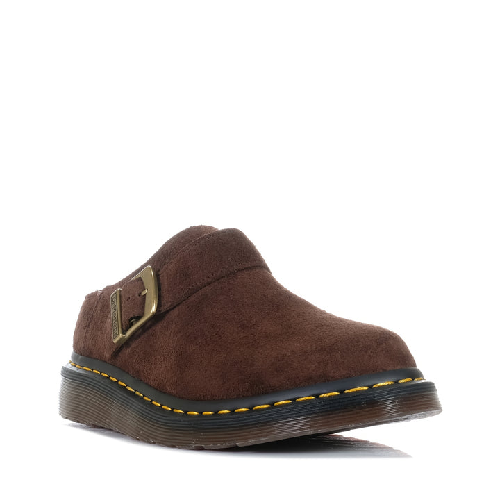Dr Martens Isham Oasis Suede Dark Brown Unisex Shoes