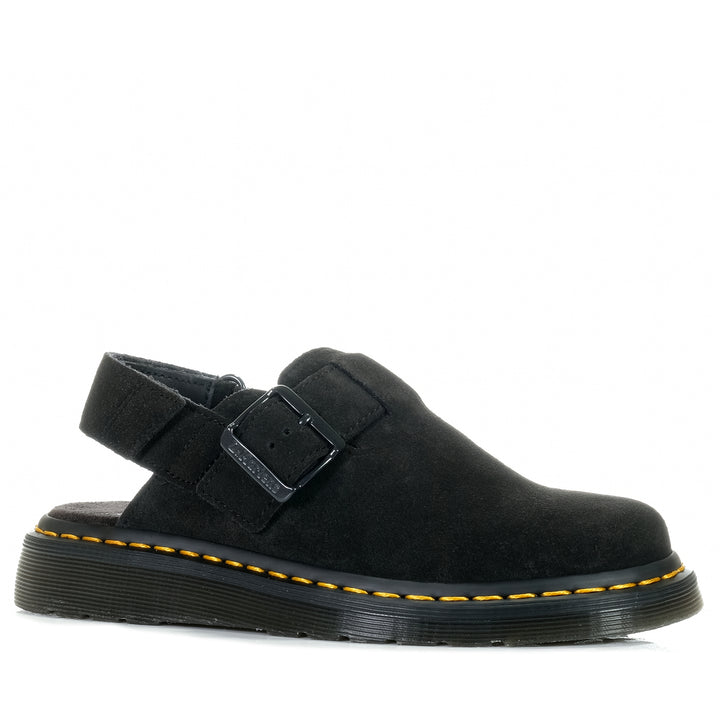 Dr Martens Jorge II Suede Black Womens Shoes
