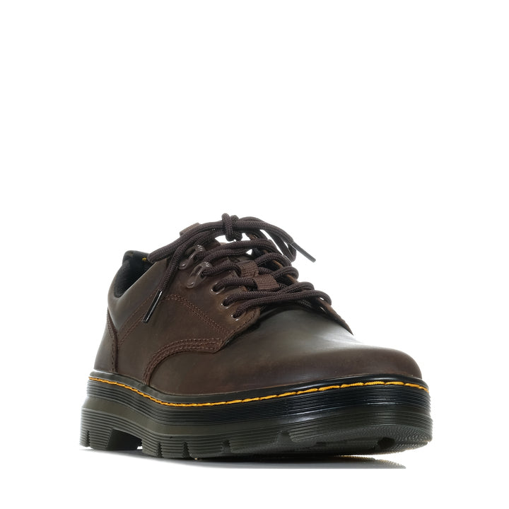 Dr Martens Reeder 5 Tie Shoe Crazy Horse Dark Brown Mens Shoes