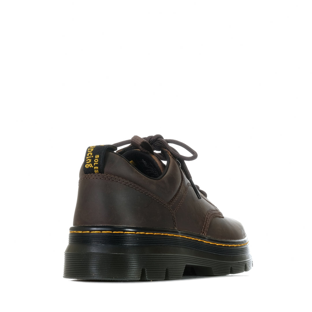 Dr Martens Reeder 5 Tie Shoe Crazy Horse Dark Brown Mens Shoes