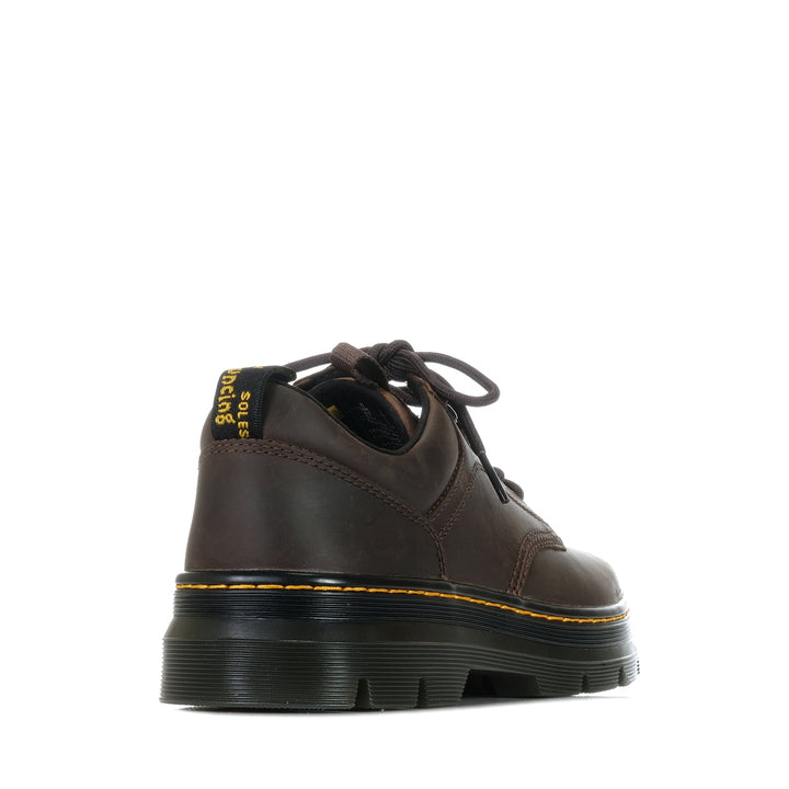 Dr Martens Reeder 5 Tie Shoe Crazy Horse Dark Brown Mens Shoes