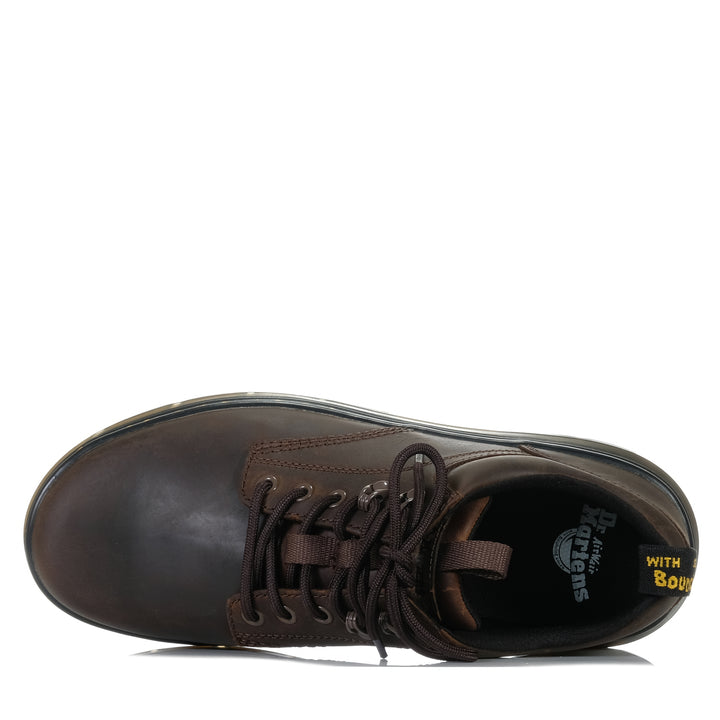 Dr Martens Reeder 5 Tie Shoe Crazy Horse Dark Brown Mens Shoes