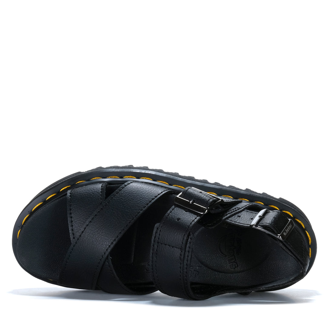 Dr Martens Voss II Cross Strap Black Athena Womens Sandals