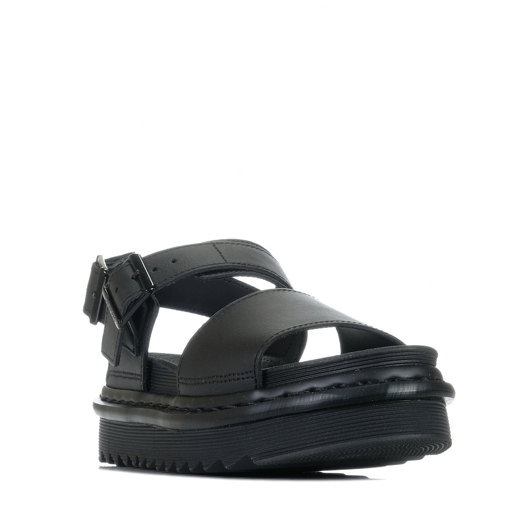 Dr Martens Voss Mono Single Strap Black Womens Sandals