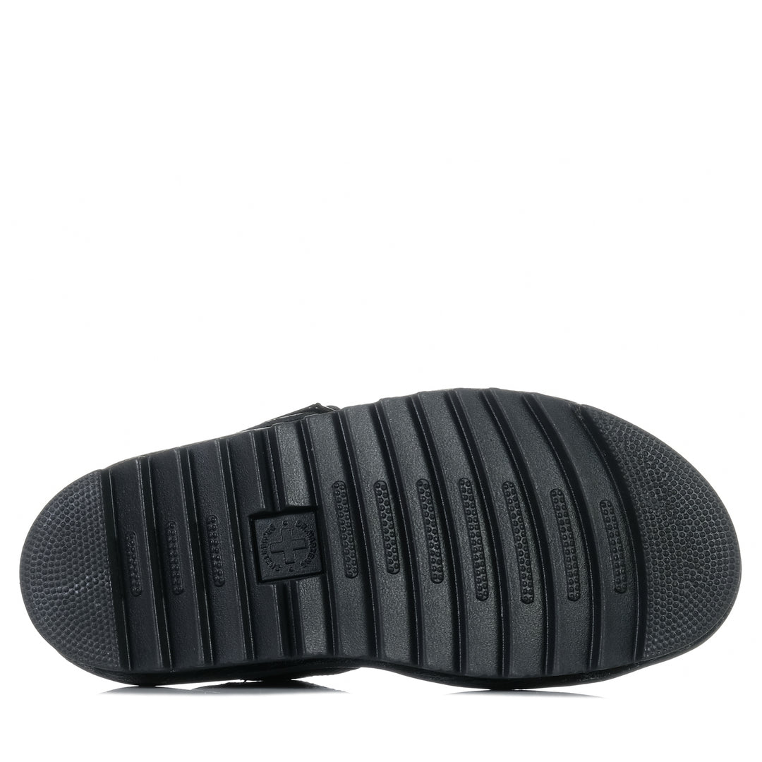 Dr Martens Voss Mono Single Strap Black Womens Sandals